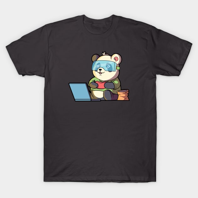 Tech Panda T-Shirt by pedrorsfernandes